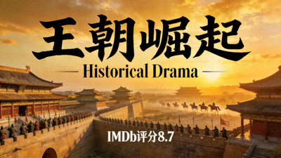 历史剧《王朝崛起》海报，IMDb评分8.7